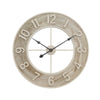 Extra Large 60cm Skeleton Rustic Roman Wall Clock Silent Non-Ticking Living Room