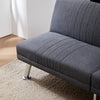 Upholstered 3 Seater Fabric Sofa Bed Sleeper Couch Sofabed Settee Recliner Beds