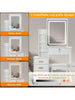 Dressing Table With Drawers Mirror Stool Set Makeup Desk Vanity Table Bedroom UK