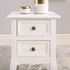 Wooden Bedside Cabinet Table Nitghtstands Set of 2 w/ Storage Drawer Cupboard