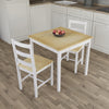 Solid Wooden Dining Table and 2 4 Chairs Set Home Kitchen Furniture