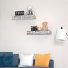 Mirrored Diamond Crush Floating Wall Shelf Crystal Modern 38x15cm Sparkly Bling