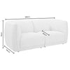 Dusk Porto 2 Seater Modular Sofa - Velvet Ink RRP £999