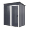 5 X 3FT Metal Garden Shed Outdoor Storage Cabinet House Box Pent Roof Lockable