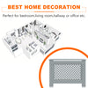 Grey Radiator Cover Grill Shelf Cabinet MDF Wood Modern Traditional Furniture