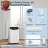 12000 BTU Portable Air Conditioner Remote 3-in-1 24H Timer Window Kit AC
