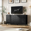 Chest of Drawer Dresser TV Stand for 75" TV 14 Drawer w/ Power Outlet Bedroom