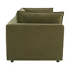 Dusk Boston Olive Green Velvet 2 Seater Sofa RRP £899