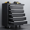 5-Drawer Tool Chest Steel Lockable Tool Storage Cabinet with Wheels