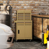 5-Drawer Rolling Tool Chest High Capacity Tool Storage Cabinet Yellow