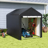 5x7ft Garden Shed Storage Shelter Bicycle Tent Bike Log Store Equipment Cover UK