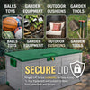 Outdoor Garden Storage Chest Cushion Box Waterproof 290L Waterproof Chest Shed