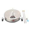 15" Pressure Washer Stainless Steel Surface Cleaner w/3 Wheels&1/4"Quick Connect