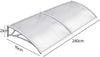 Door Canopy Awning Shelter Front Back Porch Outdoor Shade Patio Roof Rain Cover