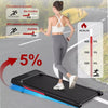 Walking Pad Treadmill Home Under Desk Treadmill with Incline & Remote