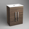 Vanity Unit & Basin Sink Cabinet Bathroom Storage Furniture Free Standing Wall