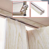 Folding Door Natural Pine Effect PVC Internal Accordion Concertina Sliding Door