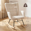 Nursing Rocking Chair Nursery Glider Rocker Armchair for Living Room Refurbished