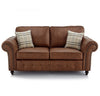 Modulux | Oakland 2 Seater Faux Leather Sofa Tan