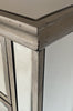 Mirrored Dressing Table Venetian Distressed 1 DRAW Console Silver Hall Table SOL