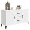 Modern Wooden Sideboard Storage Cabinet Unit With 2 Doors & 2 Drawers Wood Units