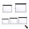 Electric Motorized Projector Screen Home 4:3/16:9 HD Cinema Screen with Remote