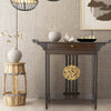 Large Bamboo Wood Console Table Home Office Entrance Desk Corner Dressing Table