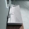 Bathroom Wash Basin Sink Vanity Stone Countertop + 2 Tap Hole Large 1200x460mm