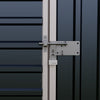 3-10FT Galvanised Garden Storage Shed Outdoor Apex /Pent Roof Log Tool House Box
