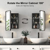 Metal Framed Bathroom Mirror Cabinet Wall Mounted Bathroom Mirror with Storage