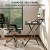 Foldable Desk with Monitor Stand,Folding Desk 80 * 51 * 81cm,Table for Office