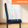 New Set of 6 Dining Chairs Padded Seat High back Metal Legs Home Furniture Krxif