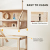 Wooden Hamster Cage, 3 Tier Small Animal Cage with Storage Shelf