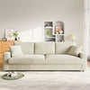 3/4 Seater Corduroy Sofa Jumbo Cord Modern Sofa Couch Seats with 2 Pillows Soft