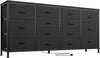Chest of Drawer Dresser TV Stand for 75" TV 14 Drawer w/ Power Outlet Bedroom