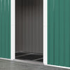 Metal Garden Shed 8 X 4ft Outdoor Yard Storage Tool House WITH FREE BASE & VENT