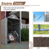 Storage Tent Bicycle Motorbike PE Shelter Backyard Waterproof Small 1.8*1M Grey