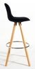 Bar Stools Kitchen Breakfast Chairs Dining Modern Wooden Velvet | Set of 2