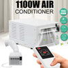 1100W Window Air Conditioner Refrigerated Cooling & Heating With Remote Control