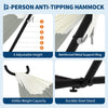 2-Person Outdoor Hammock w/ Stand,450 Lbs,Portable Hammock w/Carry Bag,11 Colors