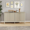 Large Taupe 4 Door Sideboard - Hales Taupe Range