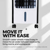 Portable Evaporative Air Cooler with Humidifier – 4L Tank, Remote Control, 2 Ice