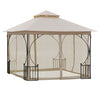 Gazebo Party Tent Canopy Sun Shade for Patio Garden 3x3(m)