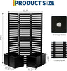 3 Panel Folding Raised Garden Bed w/ Trellis Privacy Screen Planter Box