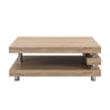 Borneo Wooden Coffee Table Square In Sanremo Oak