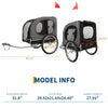 Bike Trailer for Kids 2 in1 Bicycle Trailer Buggy Rain UV Protection Foldable🔥