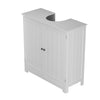 Bathroom Sink Cabinet Under Basin Unit Cupboard 2 Door Storage Furniture White