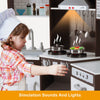Kids Corner Wooden Playset Pretend Toddler Kitchens Cooking Toy Light