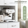 Freestanding Kitchen Cupboard, Storage Cabinet with Doors White