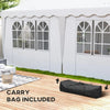 Heavy Duty Pop Up Gazebo 6m x 3m Garden Marquee Party Tent Wedding Canopy Cover